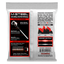 Ernie Ball 2915 M-Steel Skinny Top Heavy Bottom 10-52 Elektrisk Guitar Strenges�t 