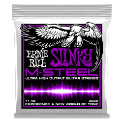 Ernie Ball 2920 M-Steel Hybrid Slinky Nickel 11-48 Elektrisk Guitar Strenges�t