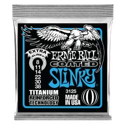 Ernie Ball 3125 Coated Titanium RPS Extra Slinky 3-38 Elektrisk Guitar Strenges�t