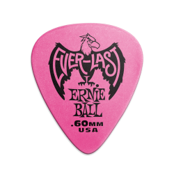 Ernie Ball EB-9179 Everlast Pick .60 mm Pink (12 stk)
