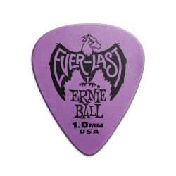 Ernie Ball EB-9193 Everlast Pick 1.0 mm Lilla (12 stk) 