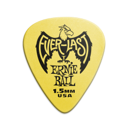Ernie Ball EB-9195 Everlast Pick 1.5 mm Gul (12 stk) 