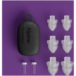 Alpine Partyplug Pro 2025 Edition repropper 21dB Dmpning inkl. opbevaringsetui (6stk; 2xS,2xM,2xL)