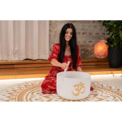 Meinl Sonic Energy PCSB16OM 16" OM Hvid-Frostet Krystal Syngeskl (136.10 Hz / C#3)