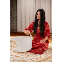 Meinl Sonic Energy PCSB16OM 16" OM Hvid-Frostet Krystal Syngeskl (136.10 Hz / C#3)