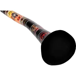 Meinl Percussion PROFDDG1-BK Pro Glasfiber Didgeridoo (145 Cm, Sort, D Stemt) 