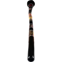 Meinl Percussion PROFDDG1-BK Pro Glasfiber Didgeridoo (145 Cm, Sort, D Stemt) 