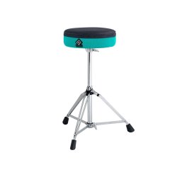 Dixon PSN-805 Round Throne Black Teal Mesh Top trommestol