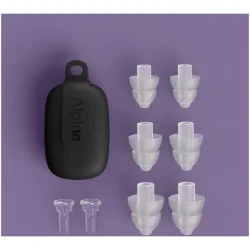Alpine Partyplug 2025 Edition repropper 19dB Dmpning inkl. opbevaringsetui (6 stk; 2xS,2xM,2xL)