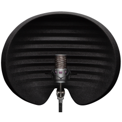 Aston Microphones HALO SHADOW Reflektionsfilter &amp; Brbar Vokalkabine (sort)