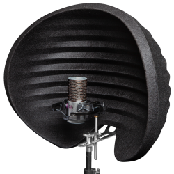 Aston Microphones HALO SHADOW Reflektionsfilter &amp; Brbar Vokalkabine (sort)