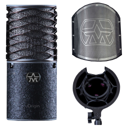 Aston Microphones The Aston Origin Black Bundle Cardioid Kondensator Mikrofon Pakke