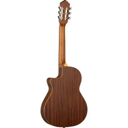 Ortega RCE125-3/4 Family 3/4 St�rrelse Slim Neck Thinline Klassisk Guitar m/mikrofon inkl. taske 