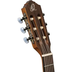 Ortega RCE125-3/4 Family 3/4 St�rrelse Slim Neck Thinline Klassisk Guitar m/mikrofon inkl. taske 
