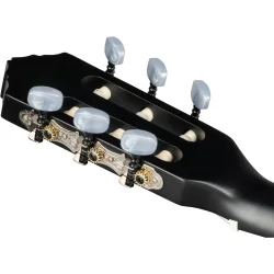 Ortega RCE125SBK-3/4 Family 3/4 St�rrelse Slim Neck Thinline Klassisk Guitar m/mikrofon inkl. taske