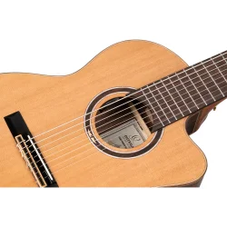 Ortega RCE159RW-8 Performer Series 8-strenget Cutaway Klassisk Guitar m/mikrofon inkl. taske 