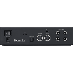 Focusrite CLARETT-2PRE+ USB-C Audio Interface m/analog air-circuit (10 in / 4 out)