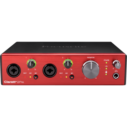 Focusrite CLARETT-2PRE+ USB-C Audio Interface m/analog air-circuit (10 in / 4 out)