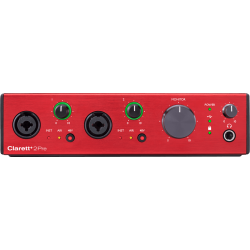 Focusrite CLARETT-2PRE+ USB-C Audio Interface m/analog air-circuit (10 in / 4 out)