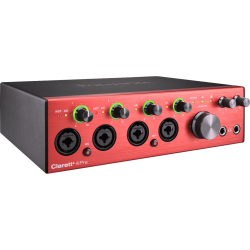 Focusrite CLARETT-4PRE+ USB-C Audio Interface m/analog air-circuit (18 in / 8 out)