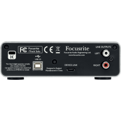 Focusrite ITRACK-SOLO-LIGHTNING 2-kanals Audio Inteface m/Lightning-tilslutning (2 In / 2 Out) iOS