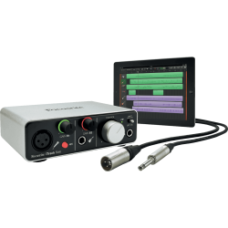 Focusrite ITRACK-SOLO-LIGHTNING 2-kanals Audio Inteface m/Lightning-tilslutning (2 In / 2 Out) iOS