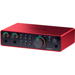 Focusrite SCARLETT4-2I2 Scarlett 2i2 4th Gen Audio Interface (2-in, 2-out) 