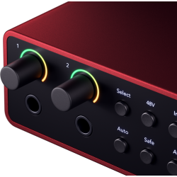 Focusrite SCARLETT4-2I2 Scarlett 2i2 4th Gen Audio Interface (2-in, 2-out) 