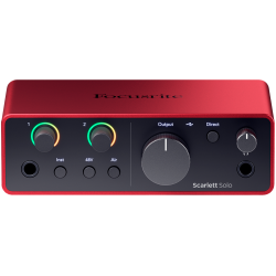 Focusrite SCARLETT4-SOLO Scarlett Solo 4th Gen Audio Interface (2-in, 2-out) 