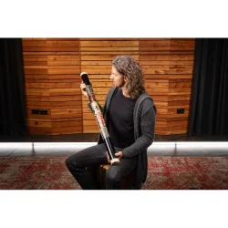 Meinl Percussion RS1BK-L Stor St�rrelse 100cm Bambus Tr� Rainstick (Sort)