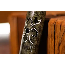 Meinl Percussion RS1BK-L Stor St�rrelse 100cm Bambus Tr� Rainstick (Sort)