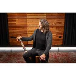 Meinl Percussion RS1BK-S Lille St�rrelse 40,5cm Bambus Tr� Rainstick (Sort) 