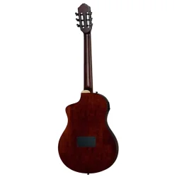 Ortega RTPDLX-ACA TourPlayer Series Slim Neck Thin body Klassisk Guitar m/mikrofon inkl. taske
