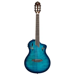 Ortega RTPDLX-FMA TourPlayer Series Slim Neck Thin body Klassisk Guitar m/mikrofon inkl. taske  