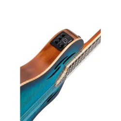 Ortega RTPDLX-FMA TourPlayer Series Slim Neck Thin body Klassisk Guitar m/mikrofon inkl. taske  