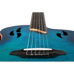 Ortega RTPDLX-FMA TourPlayer Series Slim Neck Thin body Klassisk Guitar m/mikrofon inkl. taske  