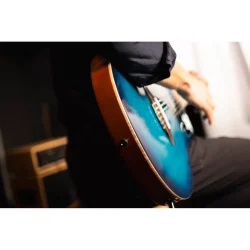 Ortega RTPDLX-FMA TourPlayer Series Slim Neck Thin body Klassisk Guitar m/mikrofon inkl. taske  