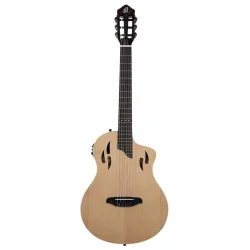 Ortega RTPSTD-NAT TourPlayer Series Slim Neck Thin body Klassisk Guitar m/mikrofon inkl. taske