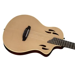 Ortega RTPSTD-NAT TourPlayer Series Slim Neck Thin body Klassisk Guitar m/mikrofon inkl. taske