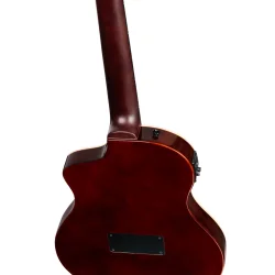 Ortega RTPSTD-NAT TourPlayer Series Slim Neck Thin body Klassisk Guitar m/mikrofon inkl. taske