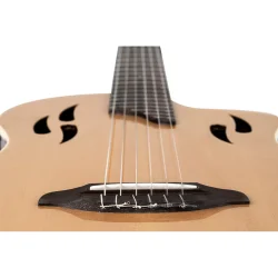 Ortega RTPSTD-NAT TourPlayer Series Slim Neck Thin body Klassisk Guitar m/mikrofon inkl. taske