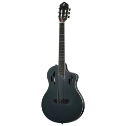 Ortega RTPSTD-SBK TourPlayer Series Slim Neck Thin body Klassisk Guitar m/mikrofon inkl. taske