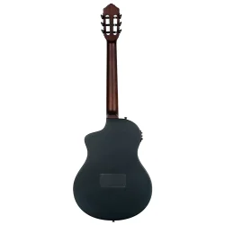 Ortega RTPSTD-SBK TourPlayer Series Slim Neck Thin body Klassisk Guitar m/mikrofon inkl. taske