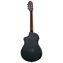 Ortega RTPSTD-SBK TourPlayer Series Slim Neck Thin body Klassisk Guitar m/mikrofon inkl. taske