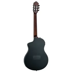 Ortega RTPSTD-SBK TourPlayer Series Slim Neck Thin body Klassisk Guitar m/mikrofon inkl. taske