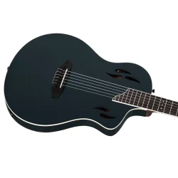 Ortega RTPSTD-SBK TourPlayer Series Slim Neck Thin body Klassisk Guitar m/mikrofon inkl. taske