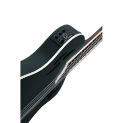 Ortega RTPSTD-SBK TourPlayer Series Slim Neck Thin body Klassisk Guitar m/mikrofon inkl. taske