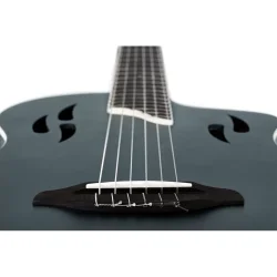 Ortega RTPSTD-SBK TourPlayer Series Slim Neck Thin body Klassisk Guitar m/mikrofon inkl. taske