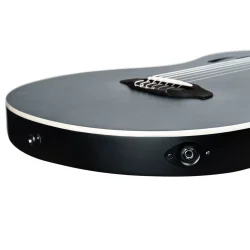 Ortega RTPSTD-SBK TourPlayer Series Slim Neck Thin body Klassisk Guitar m/mikrofon inkl. taske