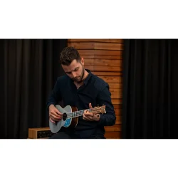 Ortega RUGH-PLT Ghost Serien Platinum Tenor Ukulele inkl. taske 